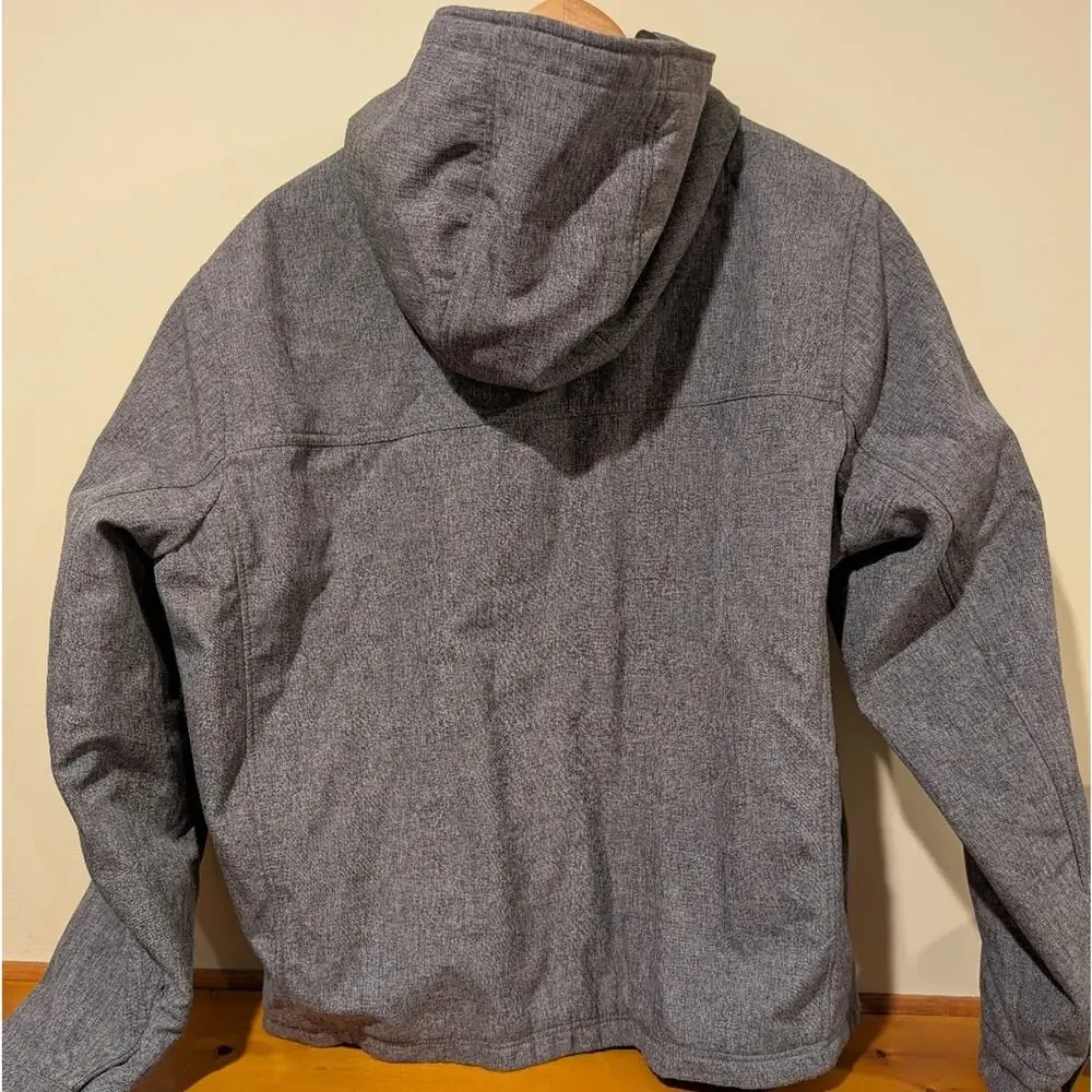 Levi’s Men’s Gray Hooded Quilted Insulated Jacket Coat Size L